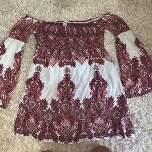 Forever 21 off the shoulder dress